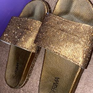 Gold Sandals
